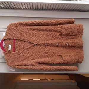 Button up popcorn cardigan